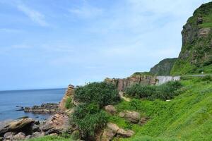 Scenic view in nanya Rock area photo