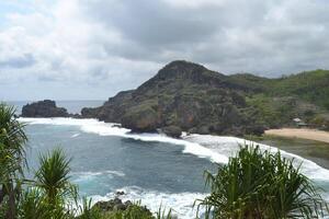 Scenic view of sea against sky photo