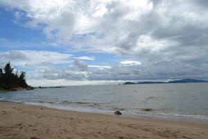 Scenic view of sea against sky photo