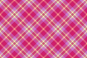 Living room check seamless , relax pattern tartan plaid. Complexity textile texture background fabric in pink and purple colors. vector