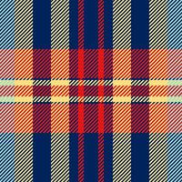 Textile design of textured plaid. Checkered fabric pattern swatch for shirt, dress, suit, wrapping paper print, invitation and gift card. vector
