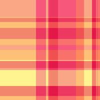 Many background fabric plaid, tee tartan seamless. Suite texture check pattern textile in red and orange colors. vector