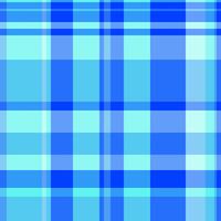 Minimal check plaid seamless, painting fabric textile . Frame tartan texture background pattern in blue and cyan colors. vector