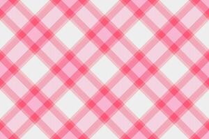 Harmony background texture check, intricate fabric tartan seamless. 1950s pattern plaid textile in red and white colors. vector