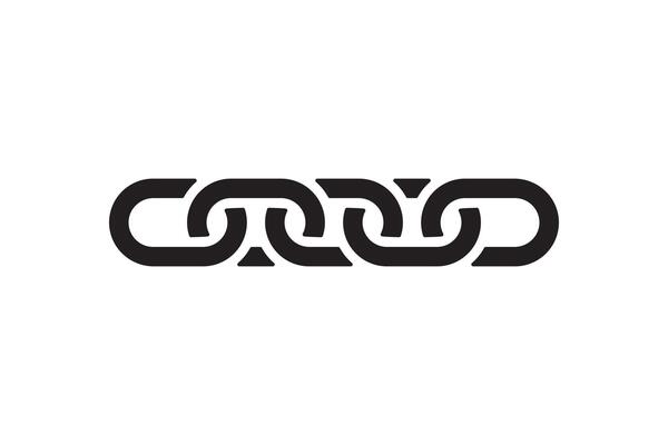 Chain link icon. Connection sign illustration. Linked interface design.