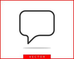 Talk bubble speech icon. Blank empty bubbles design elements. Chat on line symbol template. Dialogue balloon sticker silhouette. vector