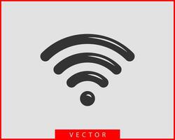 Free wi fi icon. Connection zone wifi symbol. Radio waves signal. vector