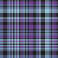 Tartan seamless plaid of fabric pattern with a background texture check textile. vector