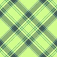Individuality tartan background, presentation textile seamless plaid. Tracery texture pattern fabric check in green and teal colors. vector