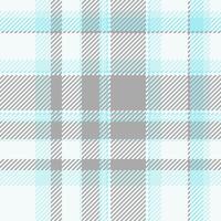 Platform textile check background, pillow plaid fabric seamless. Regular tartan pattern texture in white and dark gray colors. vector