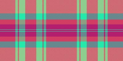 Diwali fabric pattern texture, trousers tartan seamless check. Multi textile plaid background in pink and orange colors. vector
