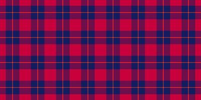 Large tartan background , yuletide textile check pattern. Cool texture plaid seamless fabric in red and pink colors. vector