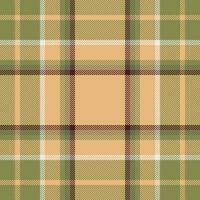 Plaid check pattern. Seamless fabric texture. Tartan textile print. vector