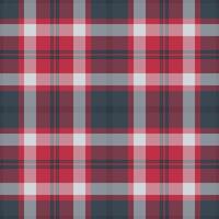 Yuletide background seamless fabric, october tartan check texture. Bedroom textile plaid pattern in red and pastel colors. vector