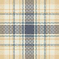 Plaid check pattern. Seamless fabric texture. Tartan textile print. vector