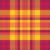 Argyle fabric plaid , valentines day background pattern texture. Post check tartan textile seamless in red and pink colors. vector