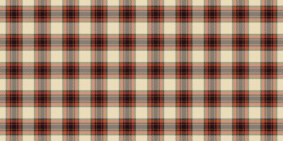 Cutout fabric textile tartan, painting check background . Presentation seamless texture pattern plaid in light and red colors. vector
