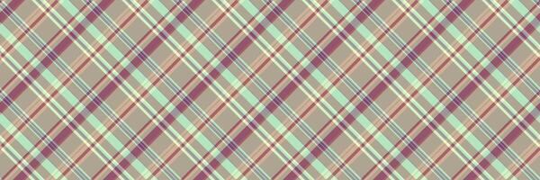 Commerce tartan seamless background, cultural check plaid pattern. Fold fabric textile texture in light and pastel colors. vector