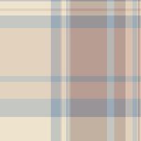 Network background texture textile, customer fabric pattern. Continuity check seamless plaid tartan in grey and light colors. vector