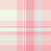 Fold seamless tartan, multicolor background fabric textile. Material pattern plaid texture check in light and white colors. vector