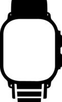 Smart watches linear icon. Wearable electronic devices with latest strap. Simple outlined icon, Smartwatch design symbol for apps UI and websites. illustration vector