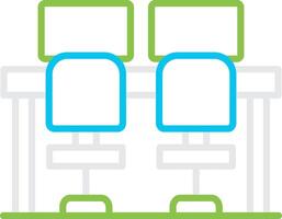 Coworking Bin Creative Icon Design vector