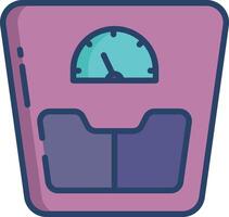 Scalpel linear color illustration vector