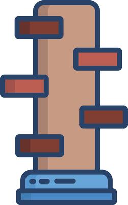 Wing Chun linear color illustration