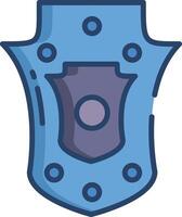 Wankel Shield linear color illustration vector