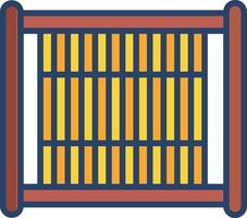 Kayamba linear color illustration vector