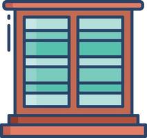 window linear color illustration vector