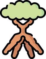 cassava root illustration design vector
