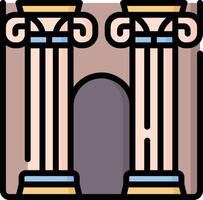 column illustration design vector