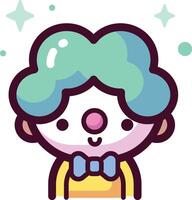 clown illustration design vector