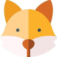 fox illustration design vector