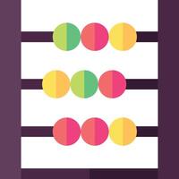 abacus illustration design vector