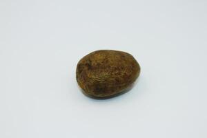 potatoes on a white background photo