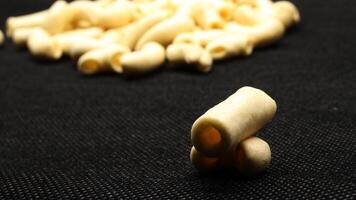 Macaroni snack isolated photo