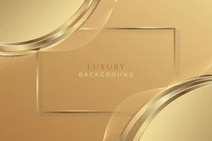 Luxury abstract golden background. Elegant gradient luxury golden backdrop with glitter vector