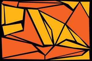 Abstract Background Landscape Shape with Orange color for your graphic resource vector