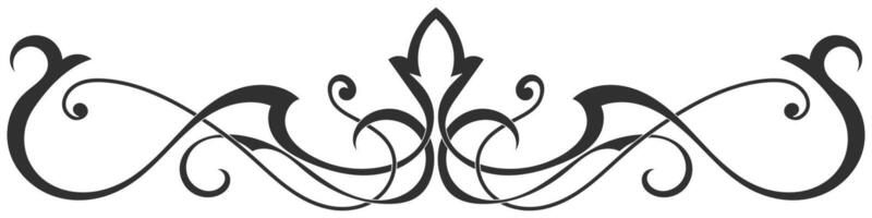 vintage quilling lines black alternating lines for graphic elements vector