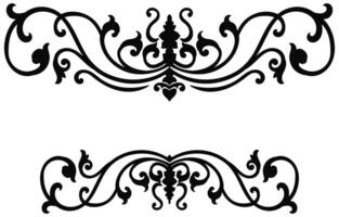 Vintage frame, abstract elements, lines for decorating cards, invitations. vector