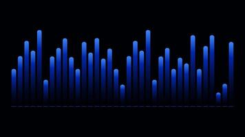 Abstract Sound Wave Digital Frequency wavelength graphic design Illustration vector