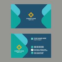 Creative Modern Business Card Design Template vector