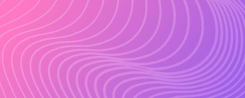 Modern colorful gradient background with wave lines vector