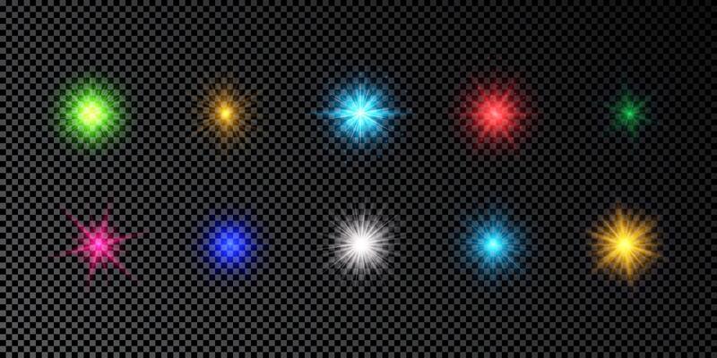 Light effect of lens flare
