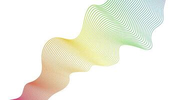 Abstract backdrop with wave gradient lines vector