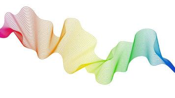 Abstract backdrop with wave gradient lines vector