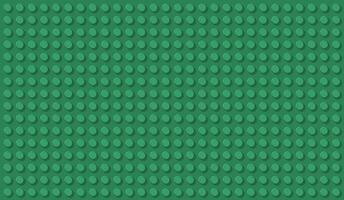 Green Plastic Toy Baseplate Background, With Grid of Circular Studs, Square Banner Backdrop vector