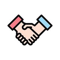 Honesty Icon Transparent Design in Flat Lineal Color Style vector